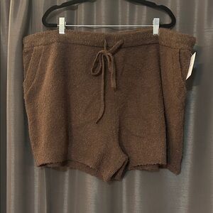 Auden Brown High Waist Women's Shorts